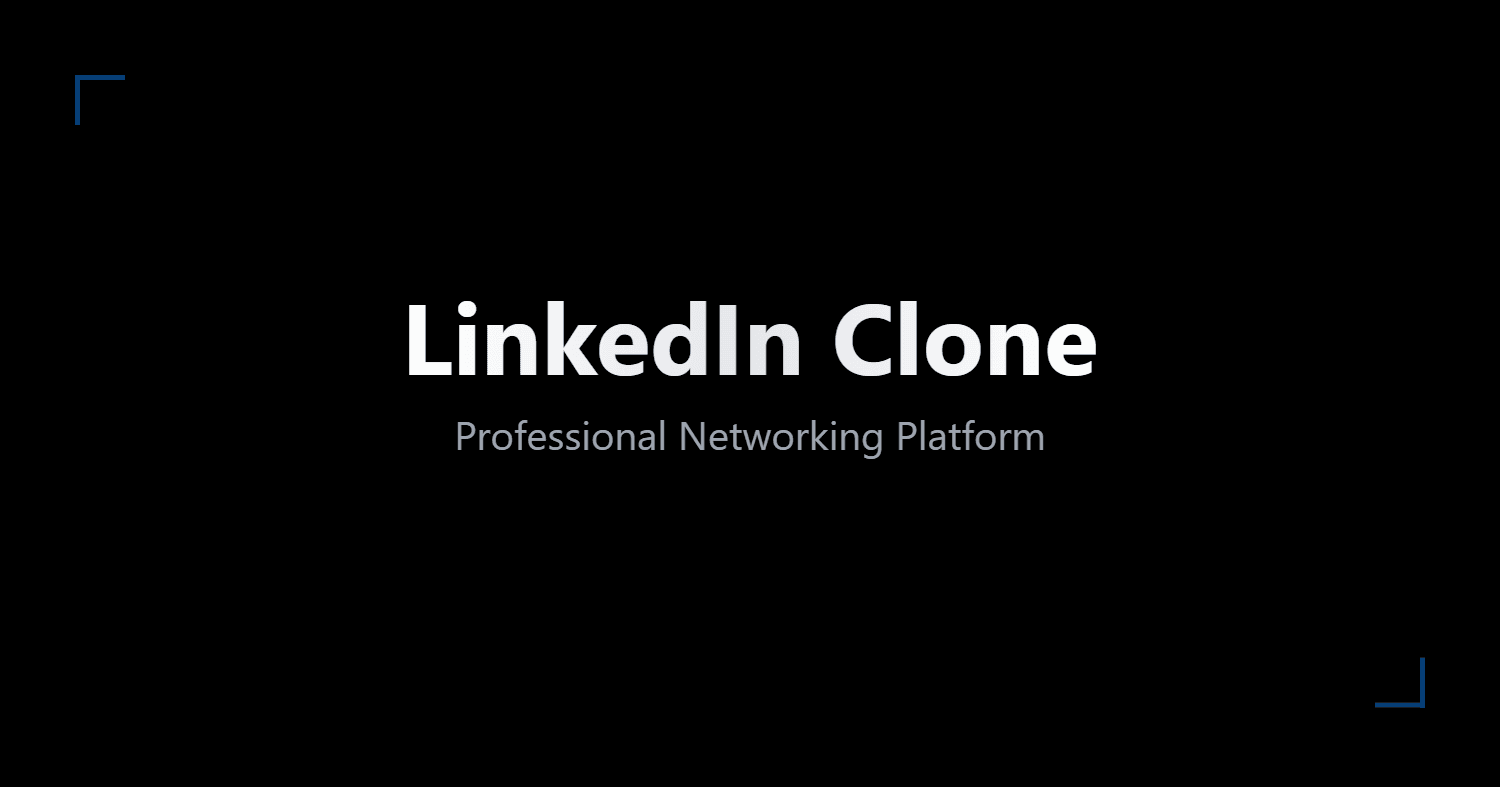 LinkedIn Clone screenshot 1